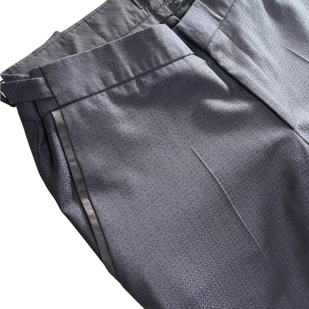 The Kooples Black/blue Wool Trousers 38” waist - Picture 4 of 8